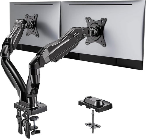 Dual Monitor Stand - Full Adjustable Monitor Desk Mount Swivel Vesa